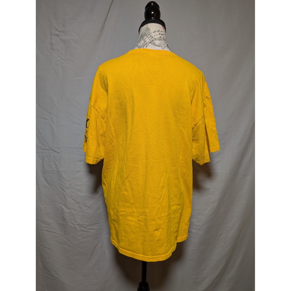 Cleveland Cavaliers All In 216 NBA Playoffs Gold Yellow Cotton T-Shirt Size XL - Picture 4 of 10